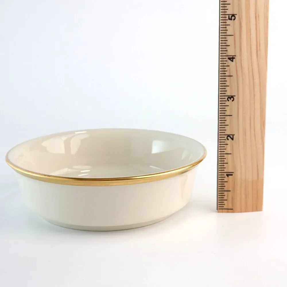Eternal by Lenox USA Fruit Dessert Sauce Bowl GOLD TRIM - Picture 6 of 11